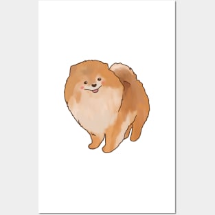 Cute pomeranian Posters and Art